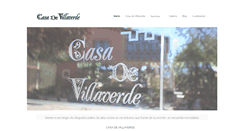 Desktop Screenshot of casadevillaverde.com